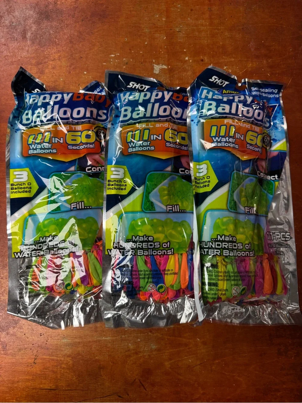 333 pcs Water Balloon Pack - Multicolor